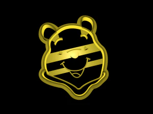 winnie pooh cookie cutter set 3D Print Model