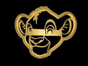 the lion king cookie cutter set 3D प्रिंट मॉडल