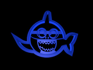 shark cookie cutter set 3D Print Model