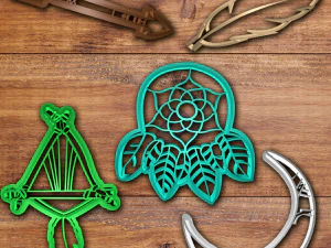 conjunto de cortador de biscoitos apanhador de sonhos Modelo de Impressão 3D