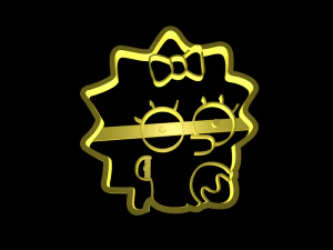 the simpson cookie cutter set 3D Print Model
