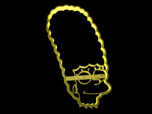 the simpson cookie cutter set 3Dプリントモデル