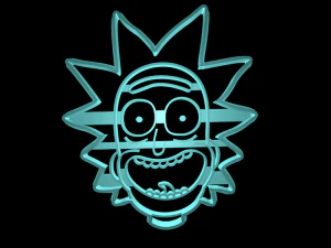 Rick and morty cookie cutter set 3D Print Model