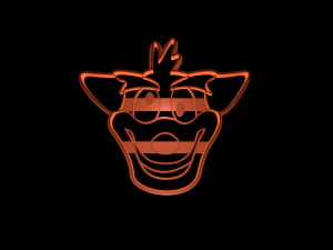 crash bandicoot cookie cutter set 3D Print Model