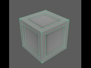 stilized crate 3D Model