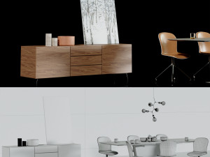 boconcept milanofiveadelaidelugano Modello 3D