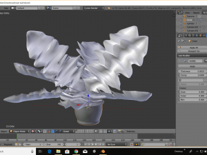gerbera flower leaf 3D Model
