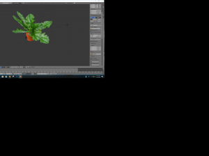 gerbera flower leaf 3Dモデル
