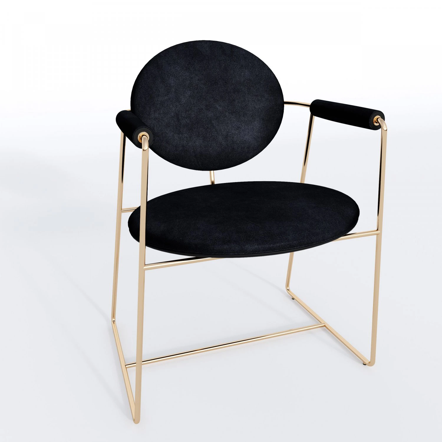 leather chair gemma 3D Model .c4d .max .obj .3ds .fbx .stl .blend