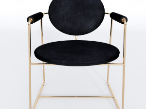 leather chair gemma Modelo 3D