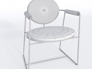 leather chair gemma Modelo 3D