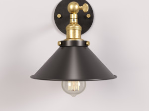 Vintage Wall Lamp 3D Model