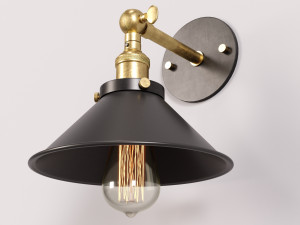 Vintage Wall Lamp 3D Model