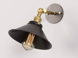 Vintage Wall Lamp 3D Model