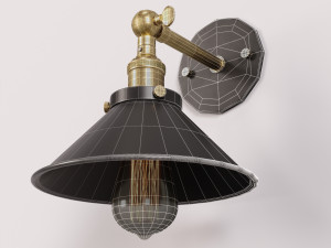 Vintage Wall Lamp 3D Model