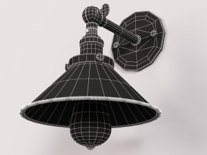 Vintage Wall Lamp 3D Model