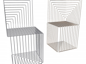 Octagon Chair designed by Thomas Feichtner 3D Model