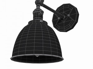 Phansthy Retro Wall Lamp 3D Model