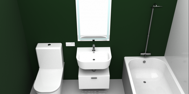 bathroom 3D Model .c4d .max .obj .3ds .fbx .stl .blend