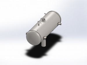 pressure vessel with complete calculations 3D Model