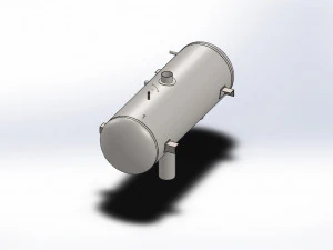 완전한 계산이 가능한 압력 용기 3D 모델