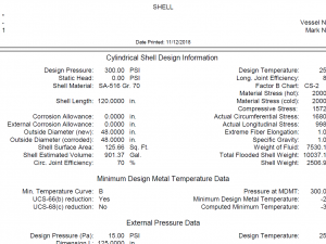 pressure vessel with complete calculations 3D Модель
