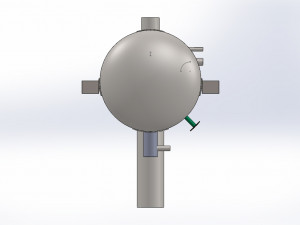 pressure vessel with complete calculations 3D Модель