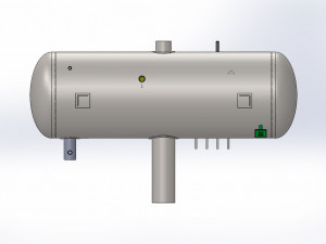 pressure vessel with complete calculations 3D Модель