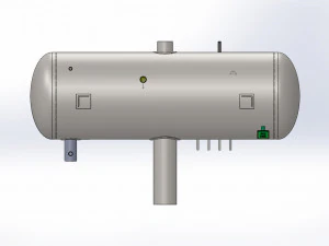 pressure vessel with complete calculations 3D Model