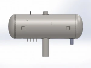 pressure vessel with complete calculations 3D Model