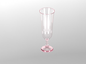 wine glass 3D Модель