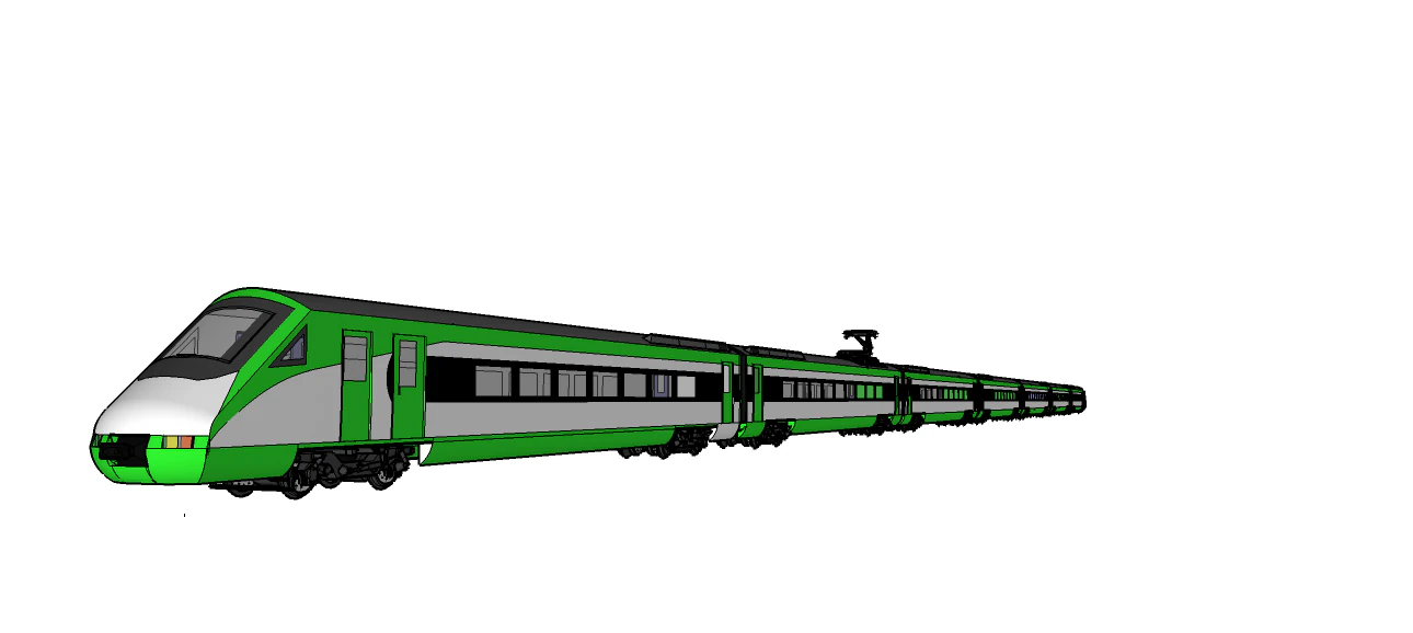 kereta listrik - elecric train 3D Model .c4d .max .obj .3ds .fbx .stl .blend 