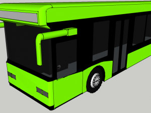 fictive bus 3D 모델