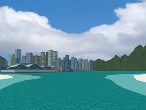 island Modello 3D