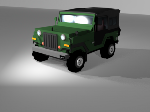 jeep 3Dモデル