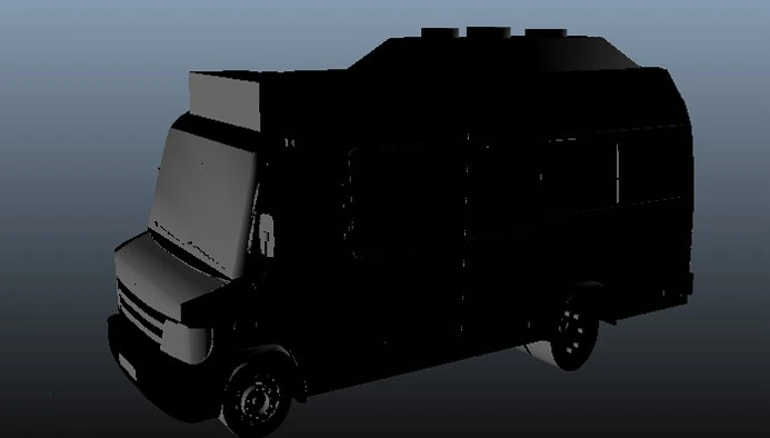 van - force traveler 3D Model .c4d .max .obj .3ds .fbx .stl .blend