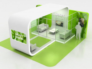 show trade stand 01 3D 모델