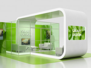 show trade stand 01 3D Модель