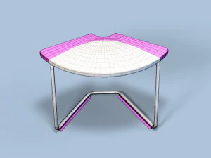 modular desk for kids 3D Model