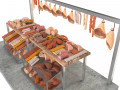 Sausage Stand Market 3D Models
