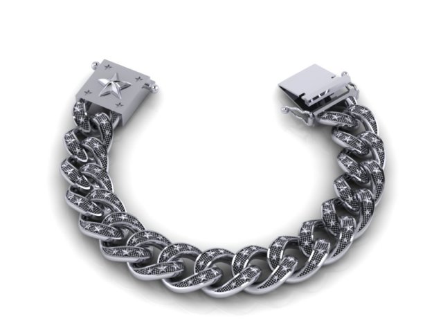 chain bracelets 03 3D प्रिंट मॉडल .c4d .max .obj .3ds .fbx .stl .blend 