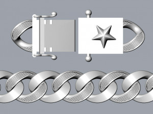 chain bracelets 04 3D Baskı Modeli