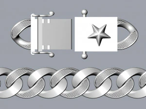 chain bracelets 04 3D Print Model