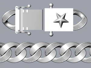 chain bracelets 04 3D Print Model