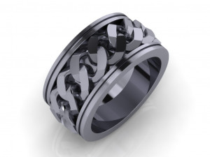 fashion ring chain edition 3D Print Model