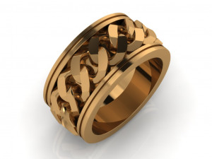 fashion ring chain edition 3D Print Model
