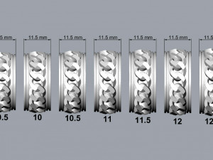 fashion ring chain edition 3D Print Model