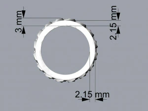 fashion ring chain edition 3D Print Model