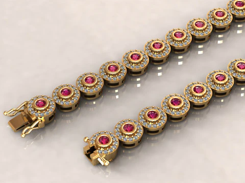 Gelang Cetak 3D - 01 Model Cetak 3D