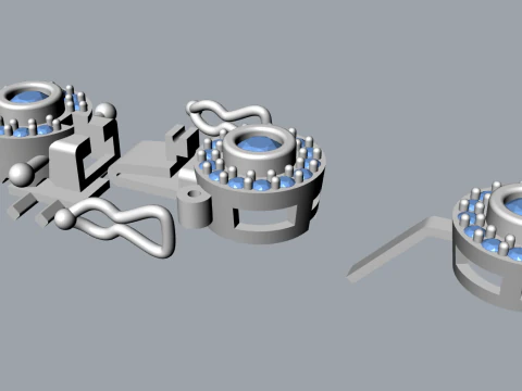 Bracelets 3D Print - 01 3D Print Model
